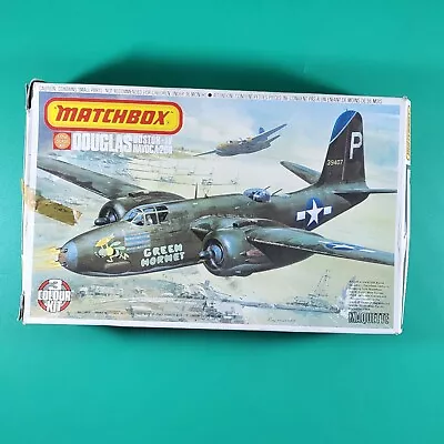 Vintage Matchbox Douglas Boston IV Havoc A-20G Bomber Kit #PK-120 1/72 1977 • $29.99