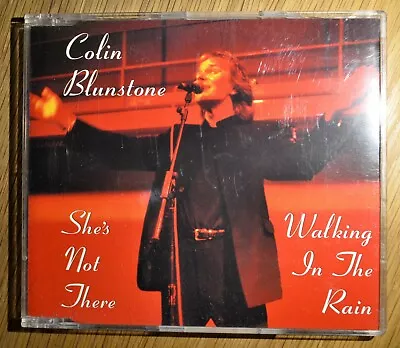 COLIN BLUNSTONE She's Not There/Walking In The Rain CD UK Mystic 3 Track Pic • £2.95