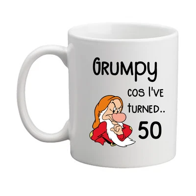£9.35 • Buy 50th Birthday Mug/grumpy Mug/funny Gift/for Him/for Her/rude Birthday/funny Gift