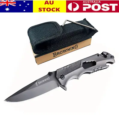 Browning Knife Folding Opening Pocket Knife Hunting Camping Survival Fishing • $24.99