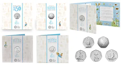 2016 - 2020 Peter Rabbit 50p Coin Fifty Pence Beatrix Potter UK Royal Mint • £9.95