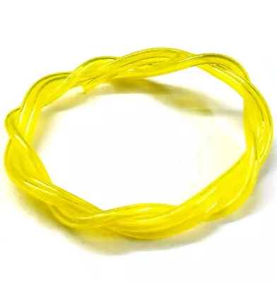Neon Yellow RC Engine Petrol / Nitro Gas Fuel Line Tube Hose 1 Meter 5mm X 2.5mm • £4.50