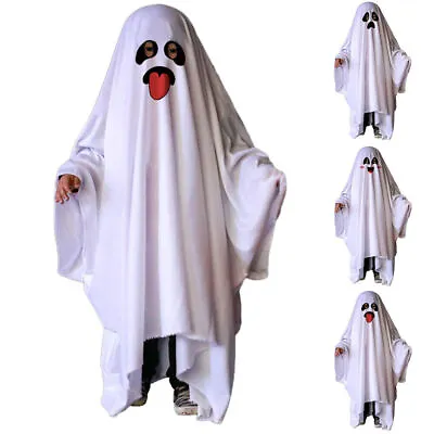  Halloween Ghost Clothes Children Cosplay Costume Cloak Party Fancy Dress Up • $25.99