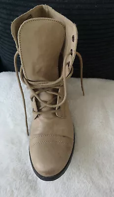 £39.99 • Buy Women's BOOTS Ankle BROWN WOMEN'S LEATHER SHOE LECIOUS RED HERRING SHOES UK 5.5
