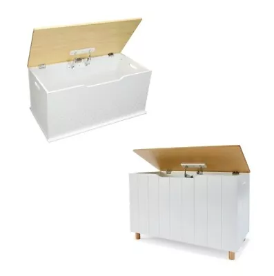 Kids Wooden Toy Storage Chest Blanket Box Children Room Organiser - Assorted AUS • $118.99