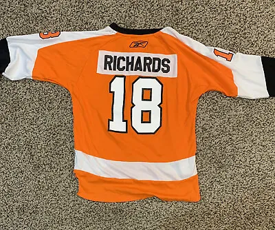 Mike Richards Philadelphia Flyers Reebok Youth L/XL Hockey Jersey NHL Orange • $29.95