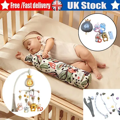 Baby Musical Crib Bed Bell Cot Mobile Dreams Light Nusery Lullaby Toy New UK • £20.23