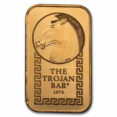 1/2 Oz Gold Bar - Johnson Matthey (Trojan Horse) • $1816.97