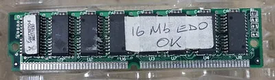 Unbranded S4m328edo-6 9807 1830 16mb 72 Pin Simm Fast Page Edo Dram Ram Memory • £9.99