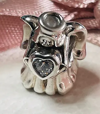 Pandora Guardian Angel Of Love Charm Cubic Zirconia  Sterling Silver 792010CZ • £15