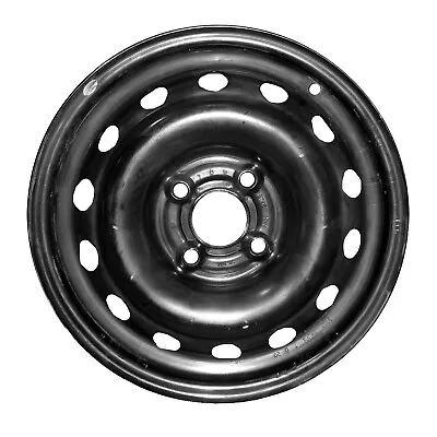 06586 Reconditioned OEM 14x5.5 Black Steel Wheel Fits 2009-2011 Chevrolet Aveo 5 • $77