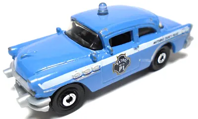 2012 Matchbox '56 Buick Century P1 Patrol Blue 1:72 Diecast 2 3/4  Police Car • $11.99