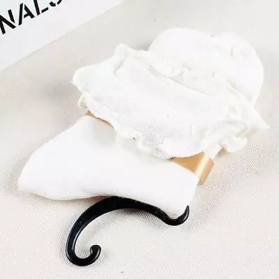 Women Girls Ankle Fancy Retro Lace Ruffle Frilly Princess School Short Socks • $7.95