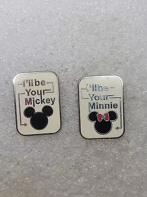 Disney Pin 101238 I’ll Be Your Mickey Minnie 2 Pin Set Couple Love Valentine • $15.99