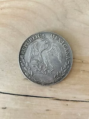 8 Reales 8R 1882 Z-JS Mexico. KM#377.8 (Guanajuato Mint) AUNC See Pictures • £149.95