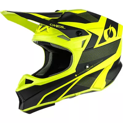 NEW Oneal 10 Series Compact Black/Neon Dirt Bike Helmet • $199