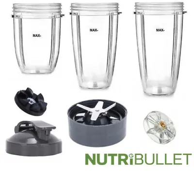 $18 • Buy Replacement Accessories For Nutribullet Spare Parts Nutri Bullet Blades Cup Lids