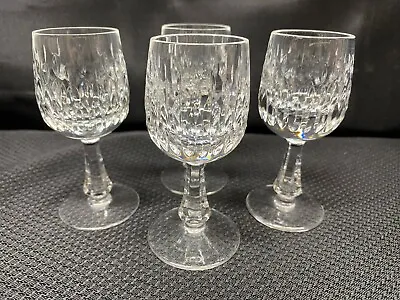 $59.99 • Buy Set Of 4 ~ Gorham  CHANTILLY  Crystal ~ Sherry / Cordial Glasses ~ 4  Tall