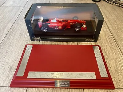 Michael Schumacher Ferrari F1- 2000 1/18th Scale Grand Prix Legends Presentation • £50