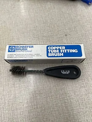 NEW SCHAEFER Copper Tube Fitting Brush 3/4 ID 7/8 OD Stainless Steel 00929-1 • $11