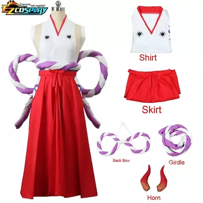 Womens Anime Onepiece Vest And Pants Cosplay Costume Yamato Nico Robin Adult Out • $106.37