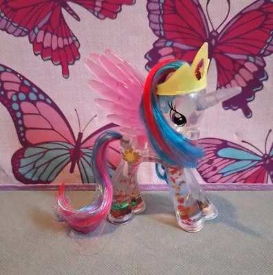 My Little Pony G4 Rare Water Cutie Princess Celestia (Mint) & Crown (Used) • £25