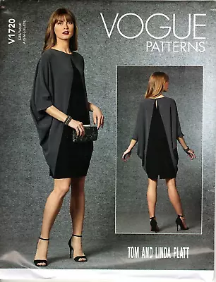 Vogue V1720 Misses S To XXL Designer Tom And Linda Platt Dress Sewing Pattern • $27.90