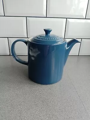 Le Creuset Teapot Blue Grand Classic Traditional Cottage 1.3L 14 QT • £34.99