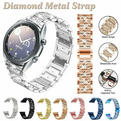 Women Bling Metal Strap Wrist Band For Samsung Galaxy Watch 42mm/Watch 3 41mm • $17.95