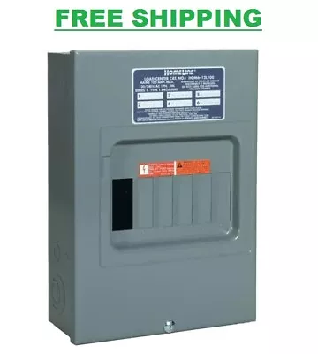 $39.70 • Buy Indoor Main Lug Load Center 100 Amp Electrical Sub-Panel Box 6 Space 12 Circuit