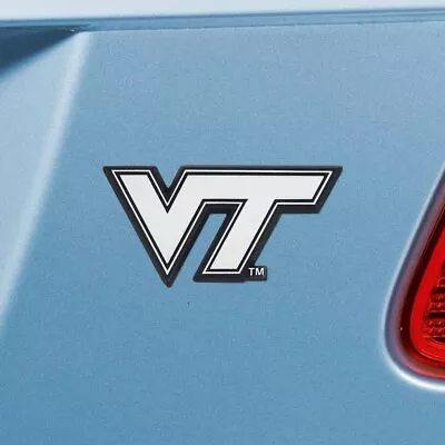 NCAA - Virginia Tech Hokies 3D Chrome Metal Emblem • $24.99