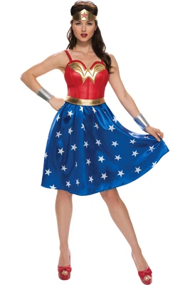 $28.52 • Buy Rubies Licensed Dc Comics Wonder Woman Dress Adult Costume Superhero 810802