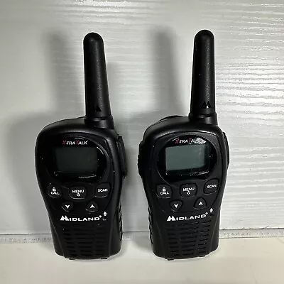 Midland X-Tra Talk Walkie Talkies LXT500 Set - WORKS • $15.99