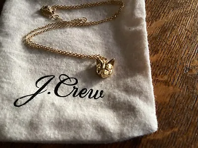 J Crew Fox Necklace Goldtone **NWT** • $16