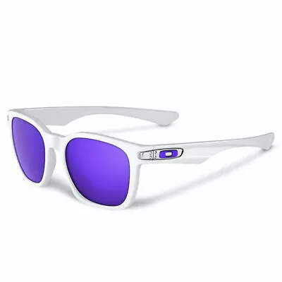$145 • Buy OAKLEY - Garage Rock - Sunglasses - OO9175 02 - Polished White - Violet Iridium