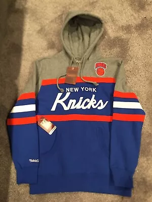 Mitchell And Ness NY New York Knicks NBA Head Coach Hoodie Mens Size Medium $110 • $99.95