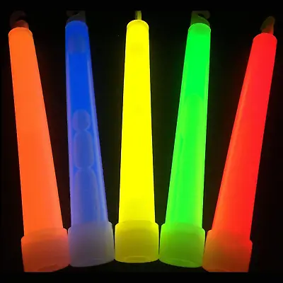 Glow Sticks Bulk 25 6” Industrial Grade Industrial Grade Light Sticks • $21.76