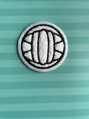 Patch Iron On Chenille Fuzzy Volleyball Sport School DYI 2.1” • $3.95