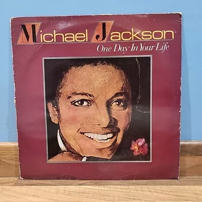 Michael Jackson - One Day In Your Life Vinyl Album Record 1981 Tamla - VG+/G+ • $6.30