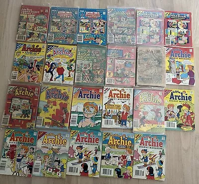 Archie Comics Digest Magazine Lot Of 24 Joke Book Annual Little Archie More • $25