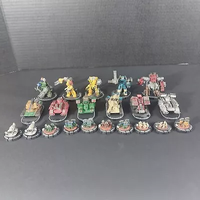 WIZ KIDS MechWarrior Battletech Lot 21 Figures Collectibles RPG Tabletop T3 • $20.97