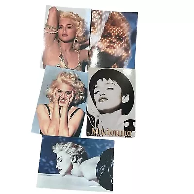 Vintage Madonna Postcard Collection 5 Vogue Rock Express 4x6 1991 New • $20