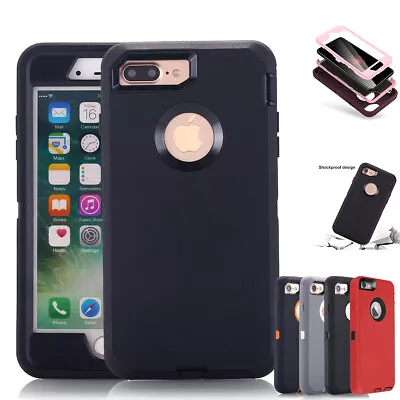 For Apple IPhone 7 / 8 Plus Case Rugged Shockproof Heavy Duty Armor Hybrid Cover • $11.99