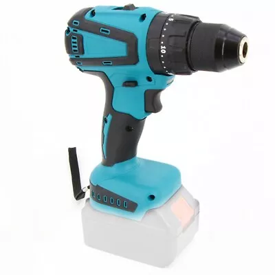 Blue Cordless Impact Driver And Hammer Drill Combo For Makita 21V Battery • £90.83