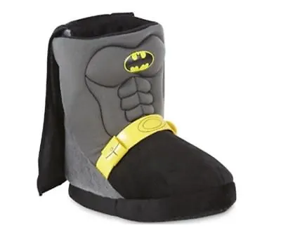 Batman DC Comics Toddler Boy's Black Boot Slip-On Slipper/Shoe: 5/6-11/12 • $13.99