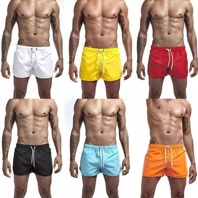 Men's Gym Training Shorts Workout Sports Casual Clothing Fitness Running Short • $9.99