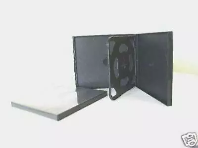 1000 Slim Black Quad Cd / Dvd Poly Cases  Psc75 • $300