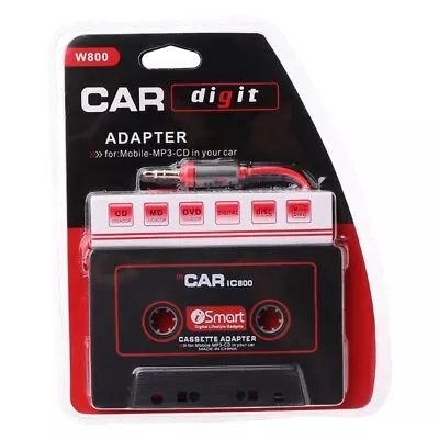 3.5mm Car AUX Tape Cassette Adapter Converter For Auto Radio Player MP3 • £6.94