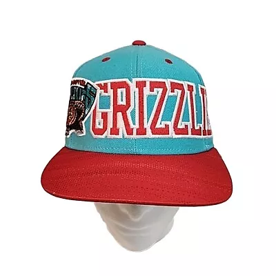 Adidas Vancouver Grizzlies Wool Snapback Hat Cap Green Red Basketball OSFA • $23.99