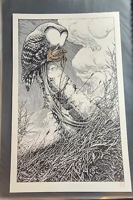 To Harrow A Naif Print Poster Aaron Horkey Mondo S/N 2012 HUGE RARE Signed Mondo • $750